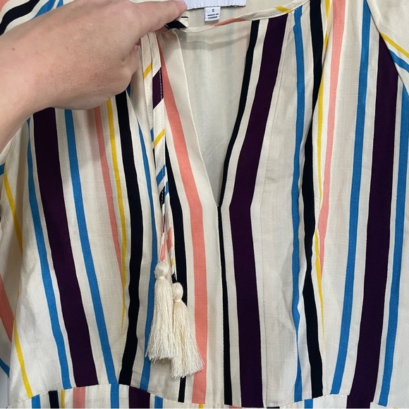 NEW Lost + Wander Striped Mini Dress Small - Picture 3 of 12